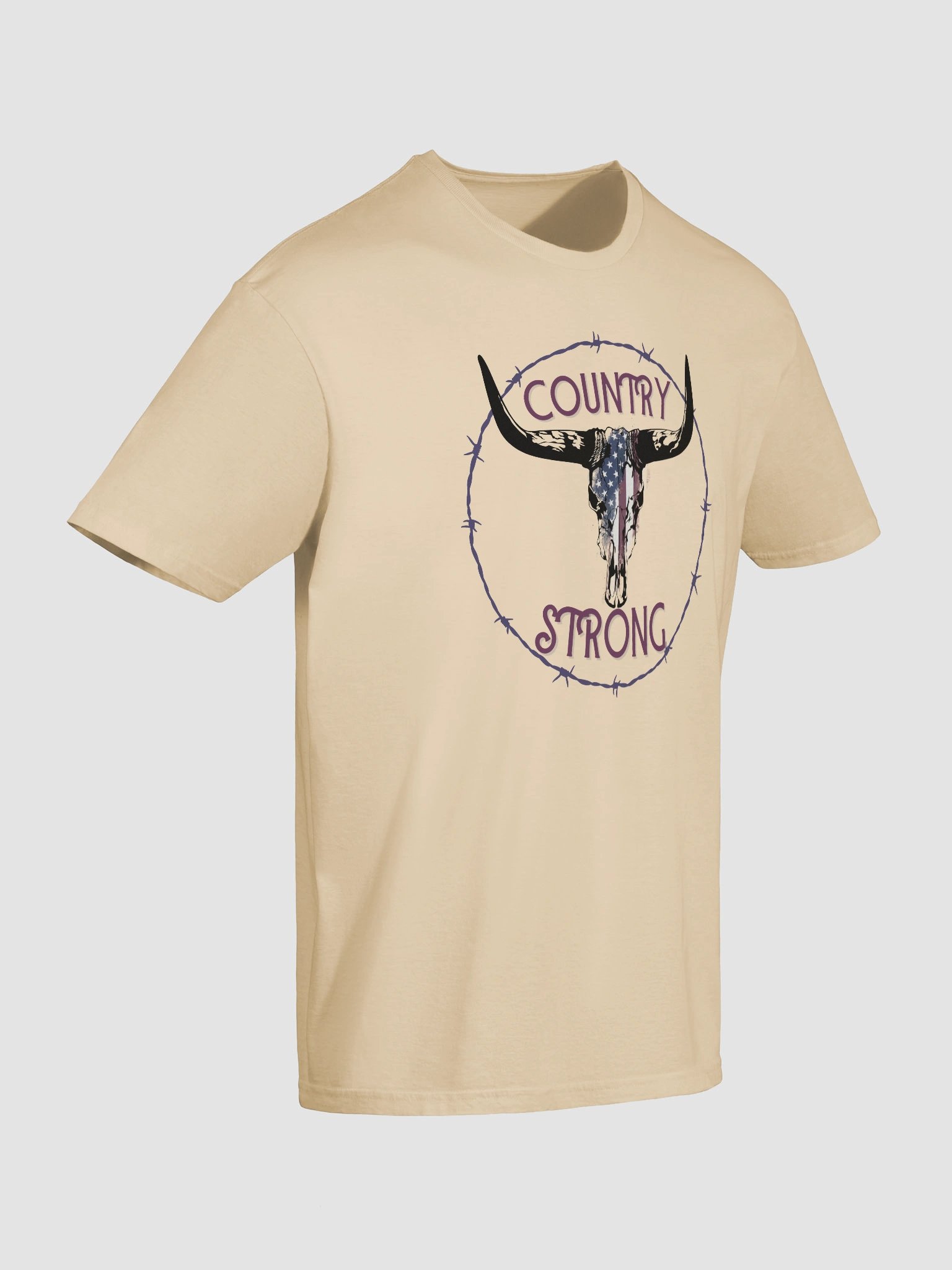 Country Strong Patriot Skull T-Shirt product image (94)