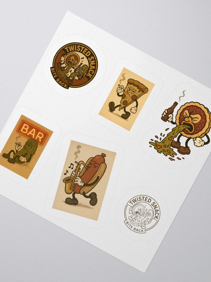Twisted Snack Sticker Pack – Bite Back Edition product image (2)