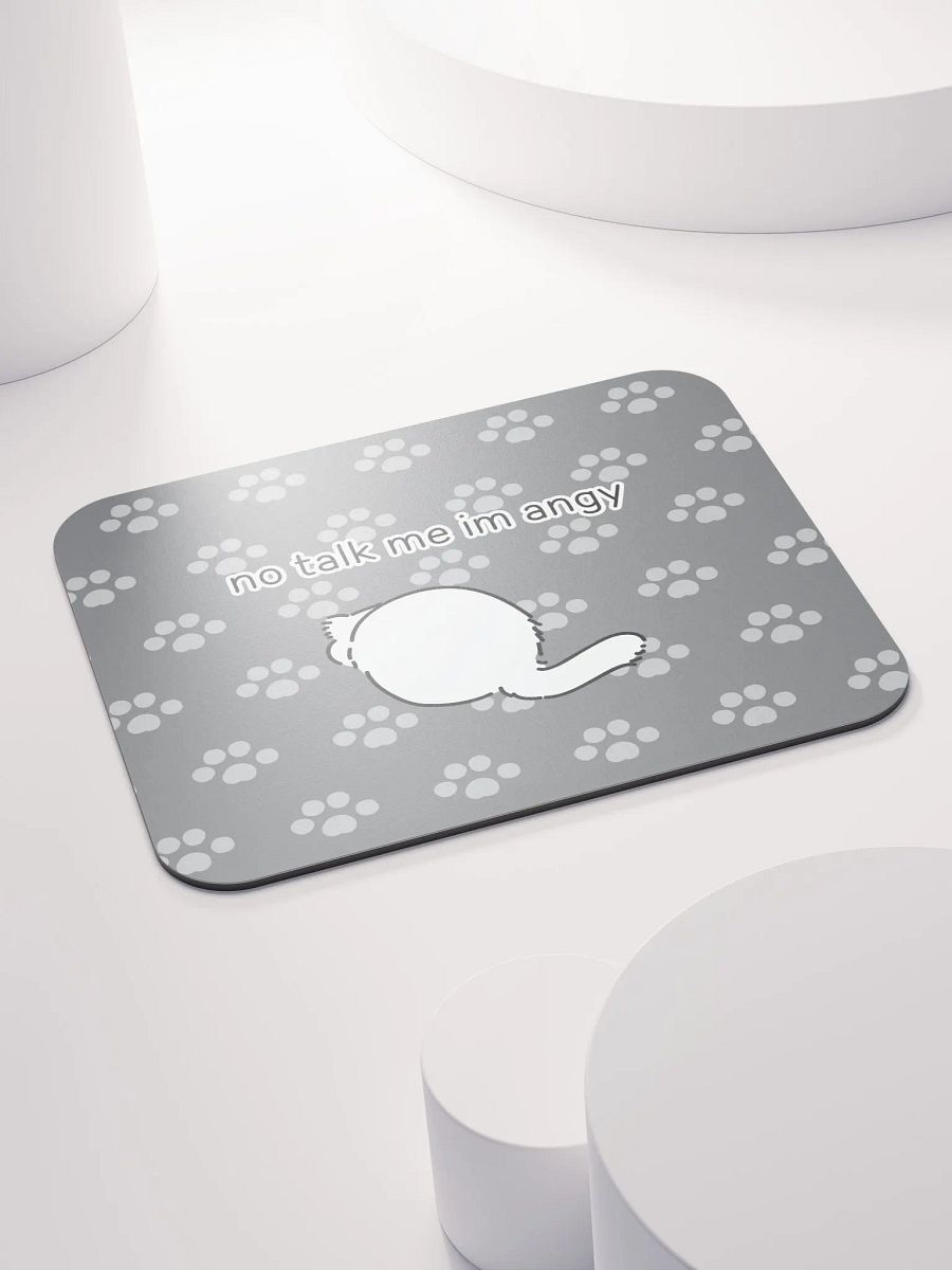 No Talk Manul Angy - Mousepad product image (4)