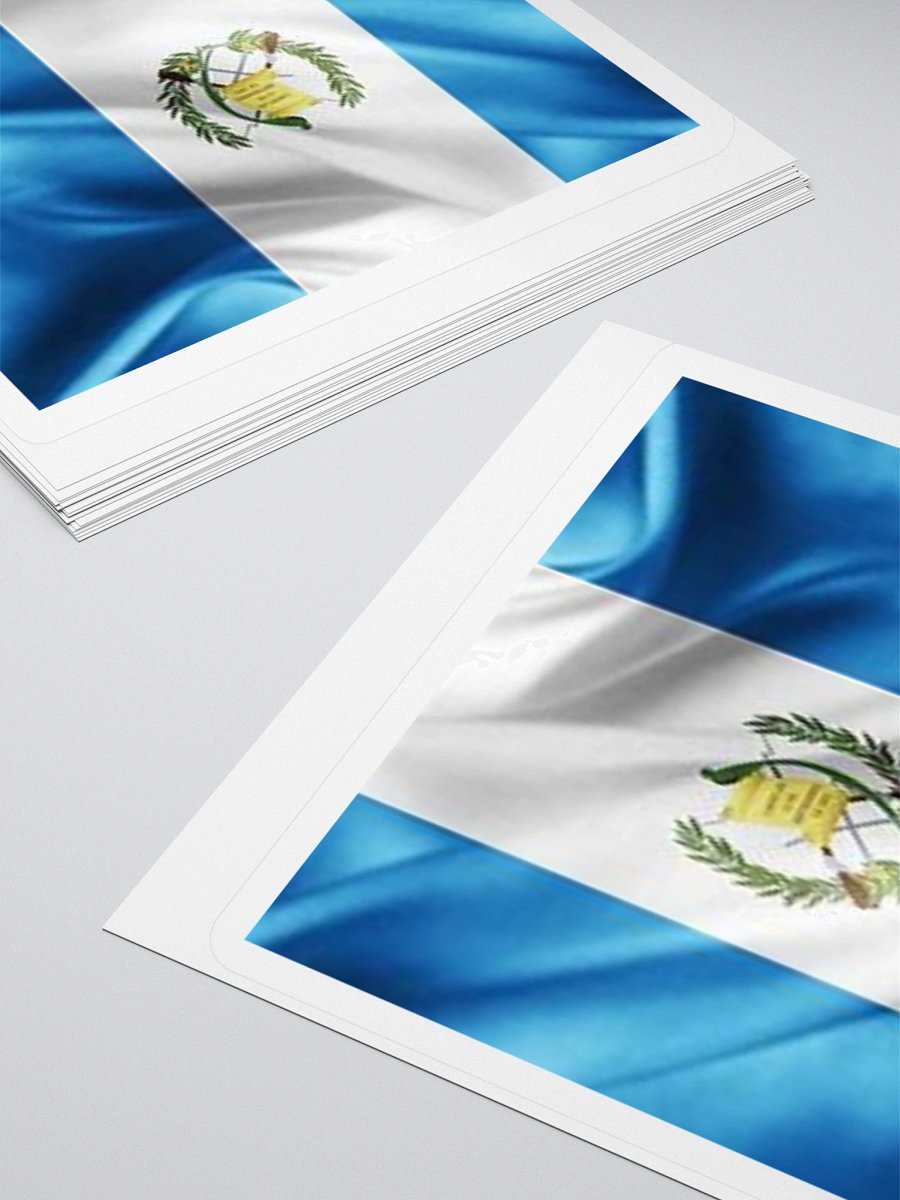 Guatemala Flag Sticker | Quetzal Coat of Arms Design | Durable Vinyl | 3 Sizes product image (10)