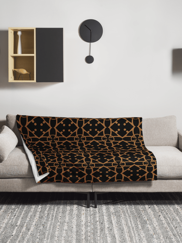 Brown Ethereal Echoes Throw Blanket product image (4)