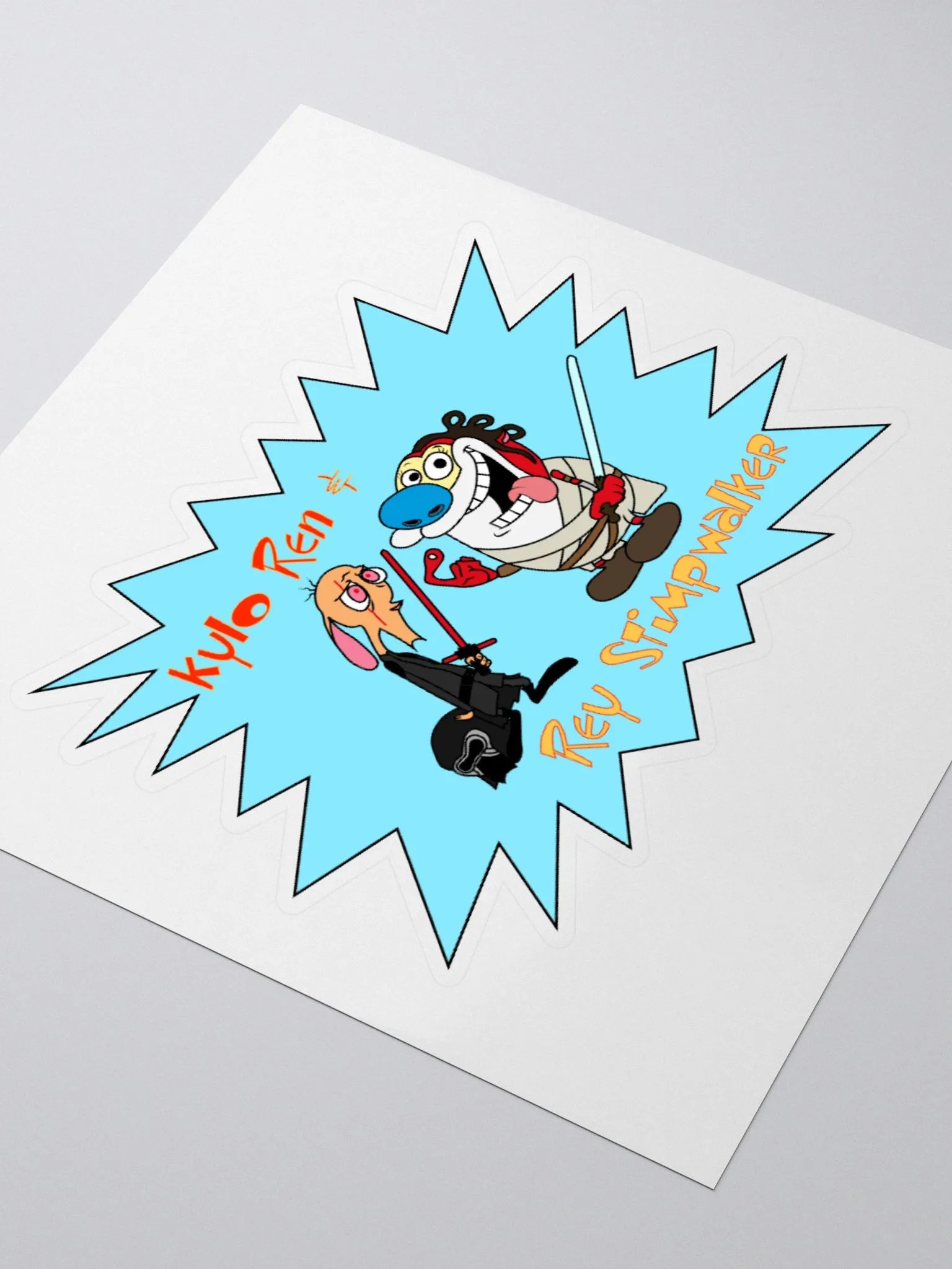 Kylo Ren & Rey Stimpwalker Sticker product image (11)