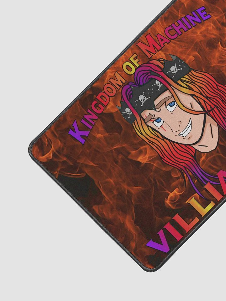 evil king- i play on pc with a controller mouse pad 12x18 product image (2)