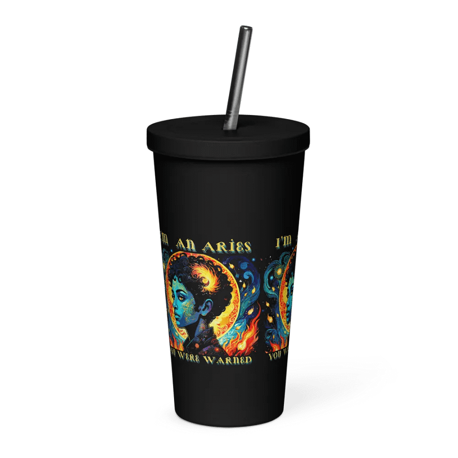 Aries 2025, You Were Warned, Insulated Tumbler product image (4)