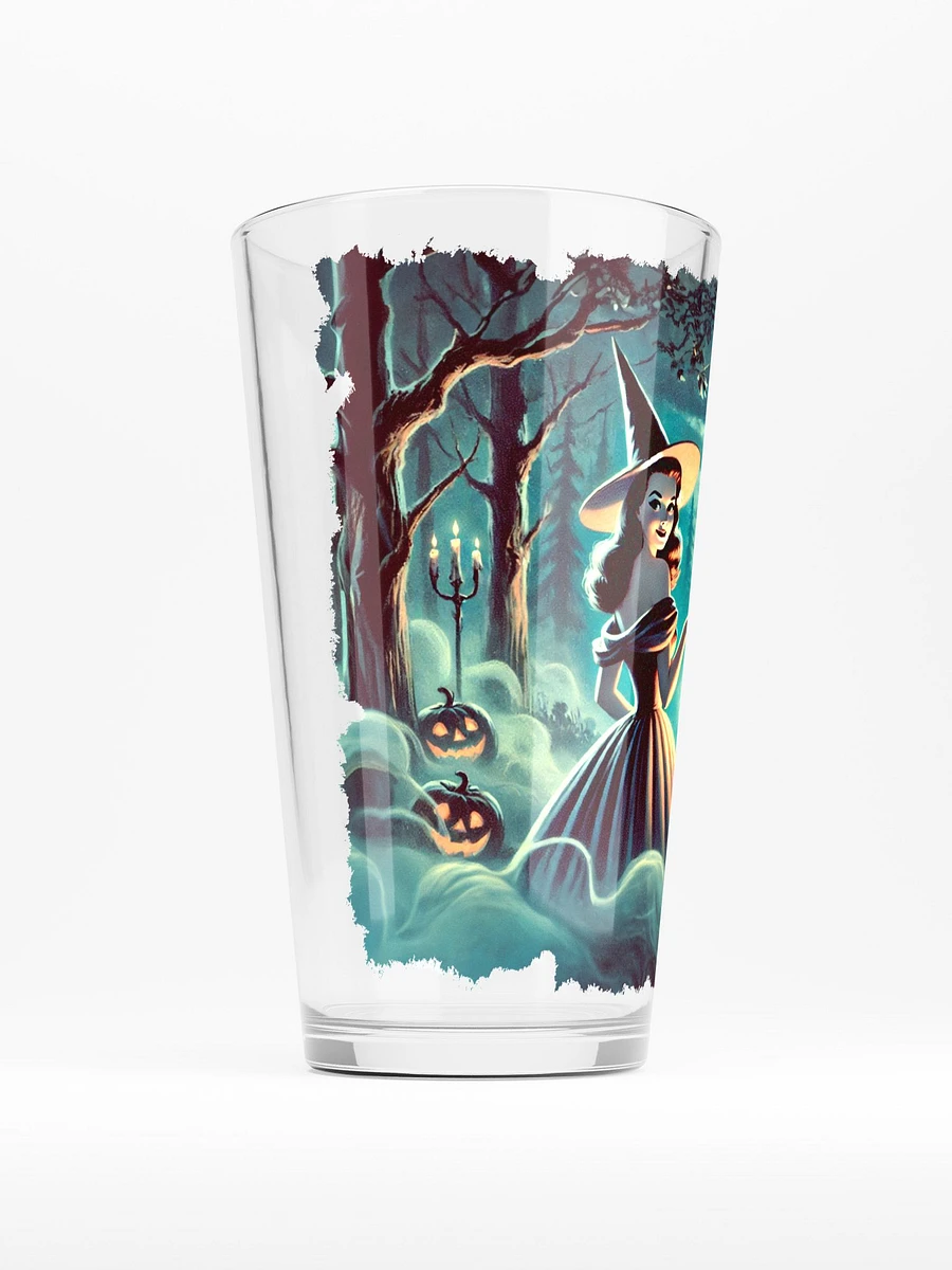 Witch in the Mist 16 oz Glass -Spooky Glassware product image (3)