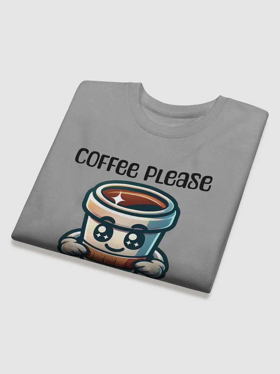 Cheerful Coffee Cup Character Premium Sweatshirt product image (17)