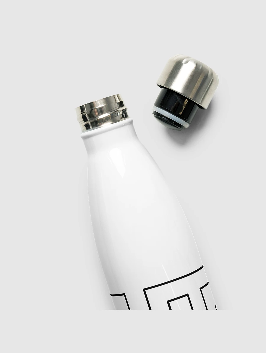 White FUTR Logo Stainless Steel Water Bottle product image (4)