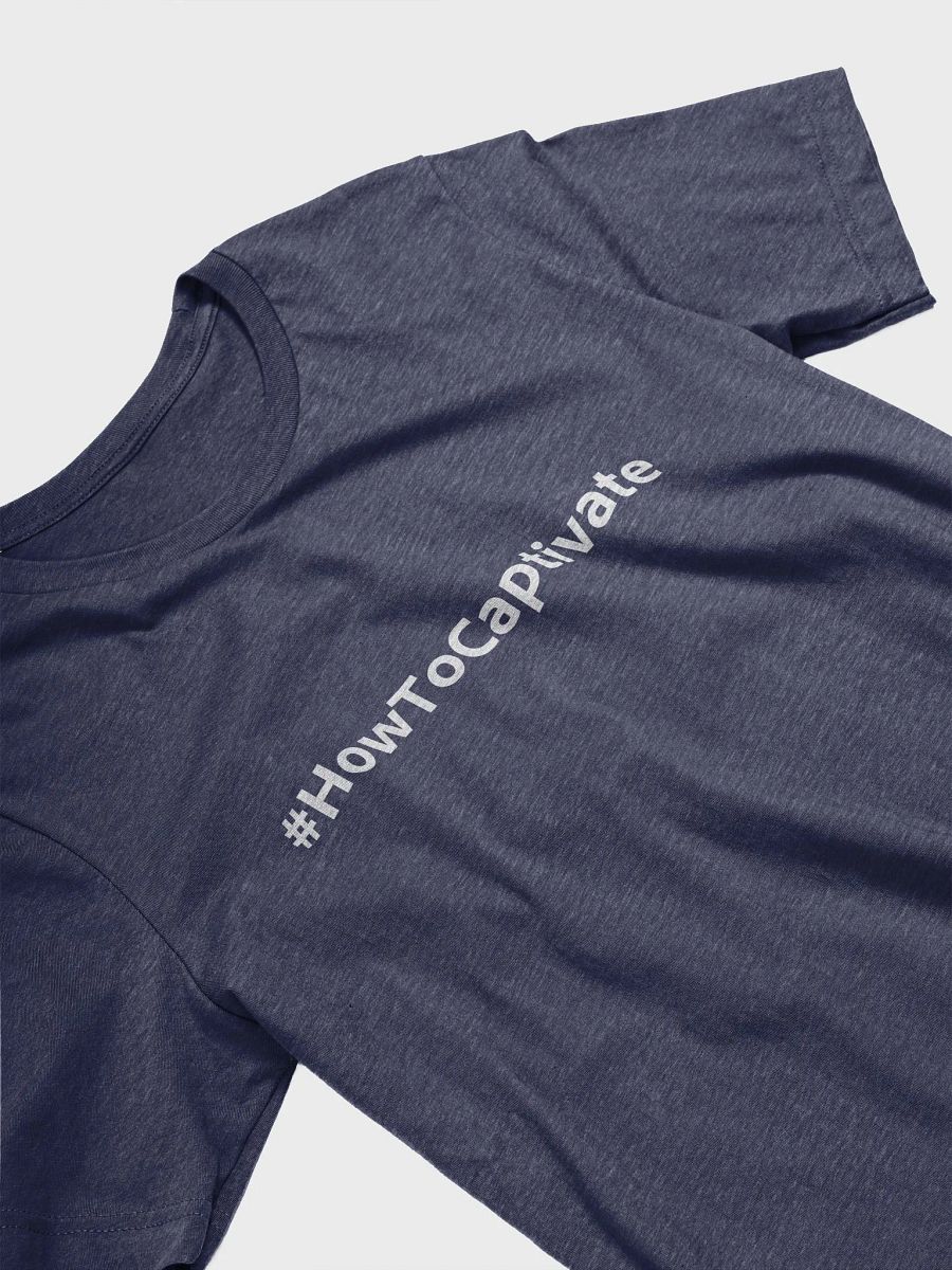 Heather Midnight Navy Bella+Canvas Supersoft T-Shirt product image (3)