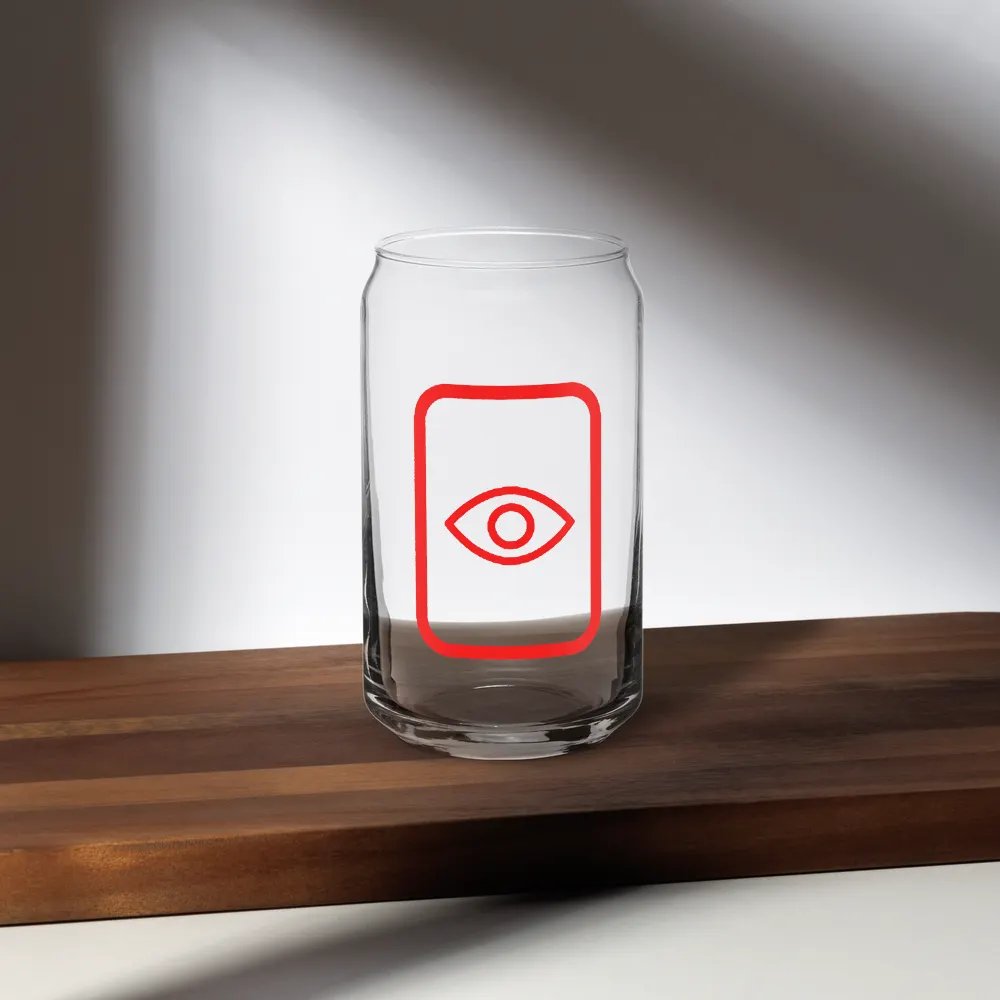 EyeSeeThru Logo Can-Shaped Glass product image (12)