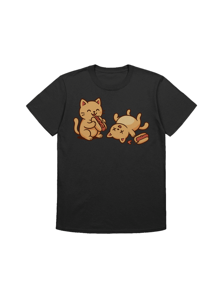 Playful Hot Dogs Cats T-Shirt product image (4)