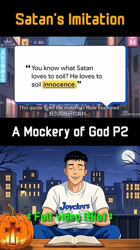 Satan's Imitation: A Mockery of God - Part 2 #Joyckers #Biblebeliever

