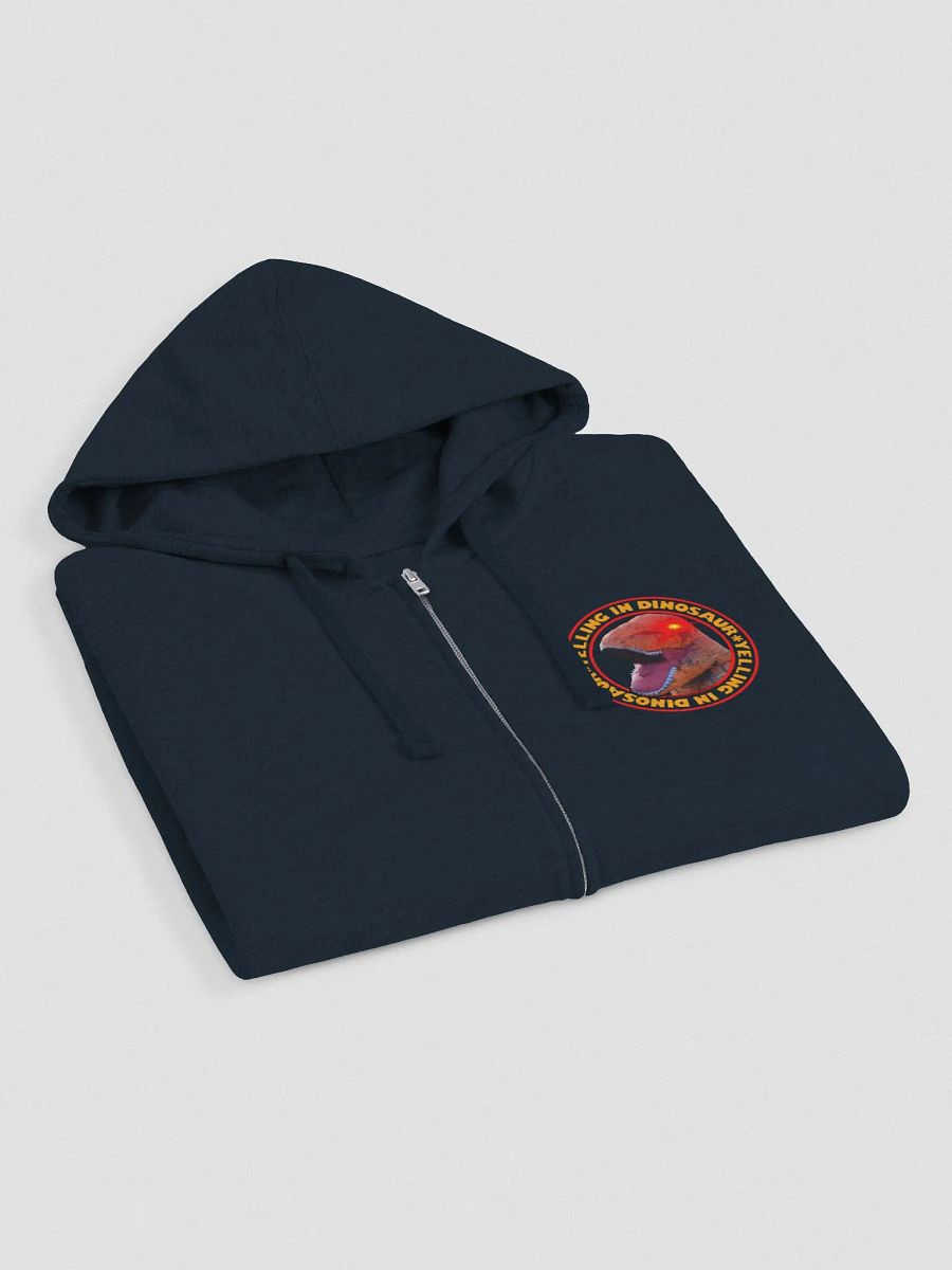 Yelling In Dinosaur Zip Up Hoodie product image (3)