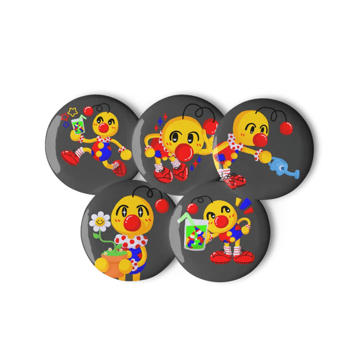 Dark Grey Boyoyoing Pin Set product image (2)