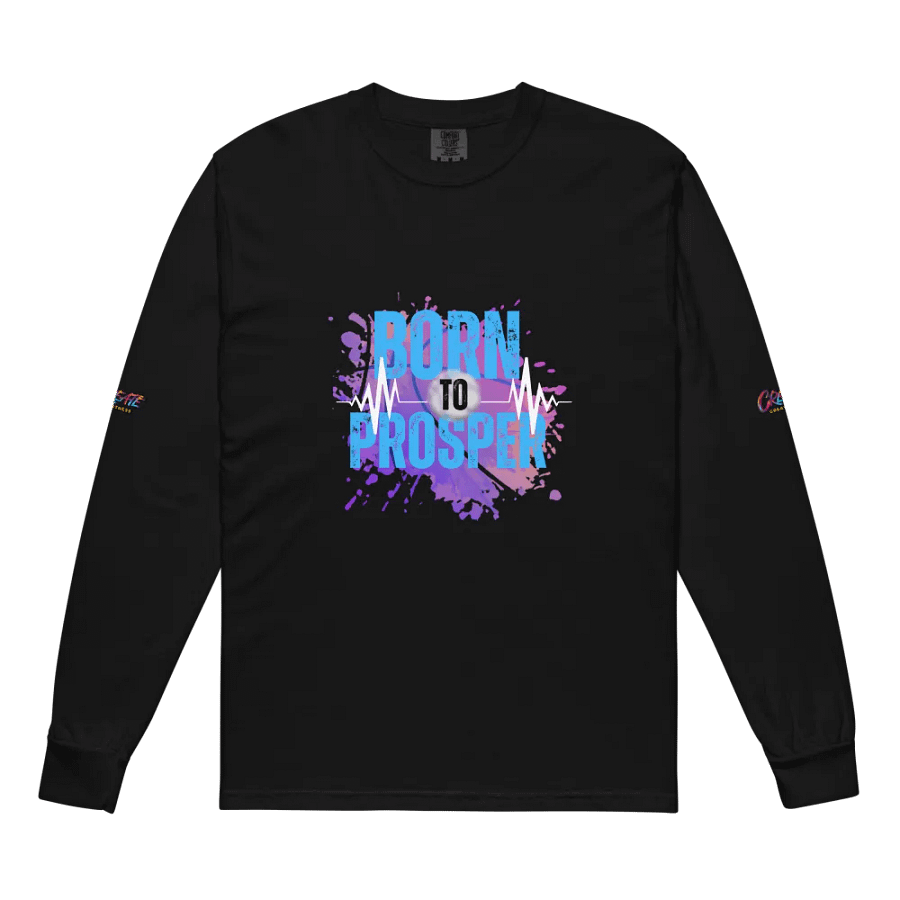 Elegant Born to Prosper Long Sleeve Shirt product image (3)