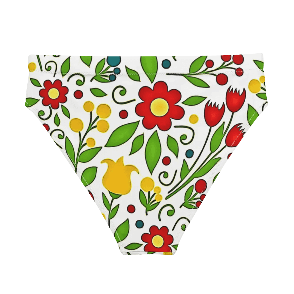 Symmetrical Garden High Waisted Bikini Bottom product image (2)