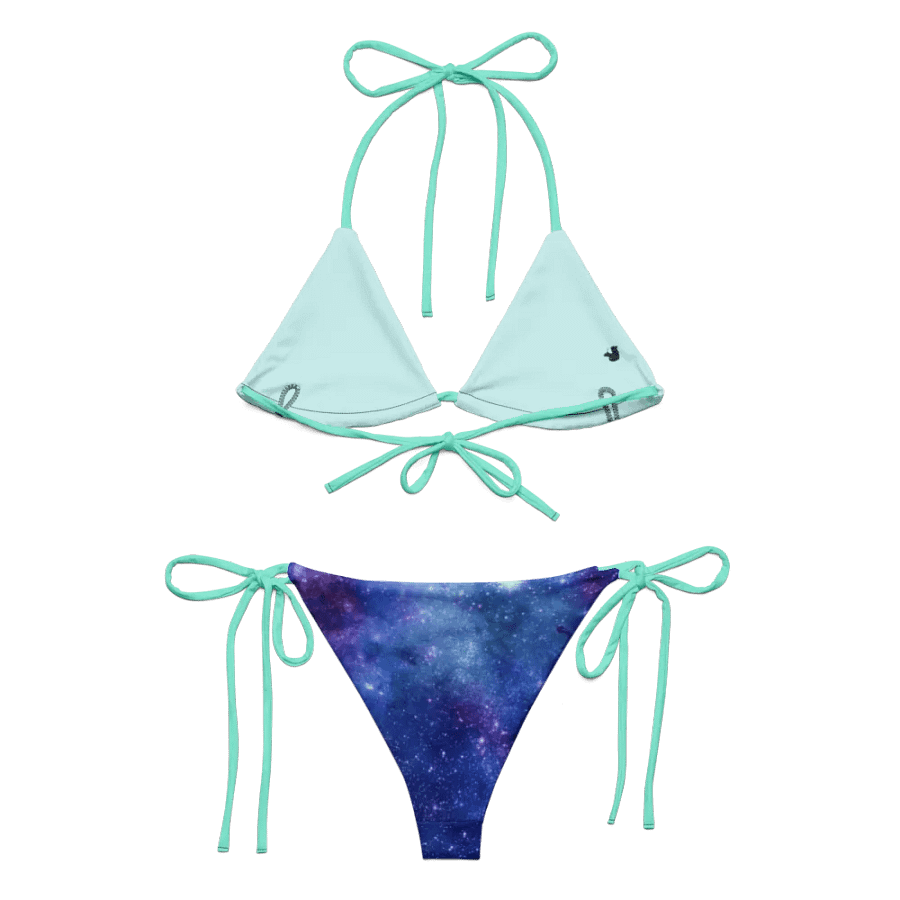 Galaxy string bikini {seafoam} product image (4)