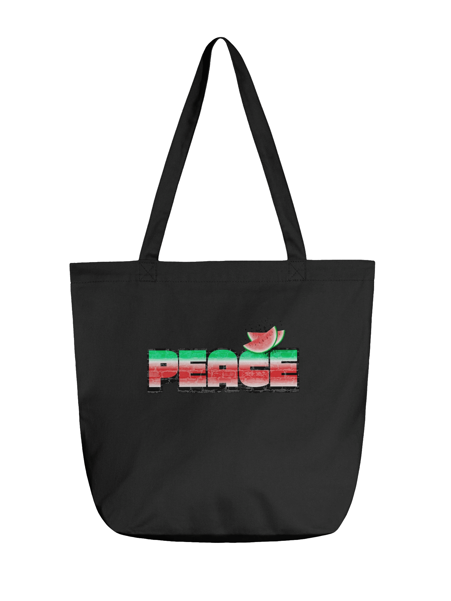 Eco-friendly tote bag: Watermelon Peace product image (2)