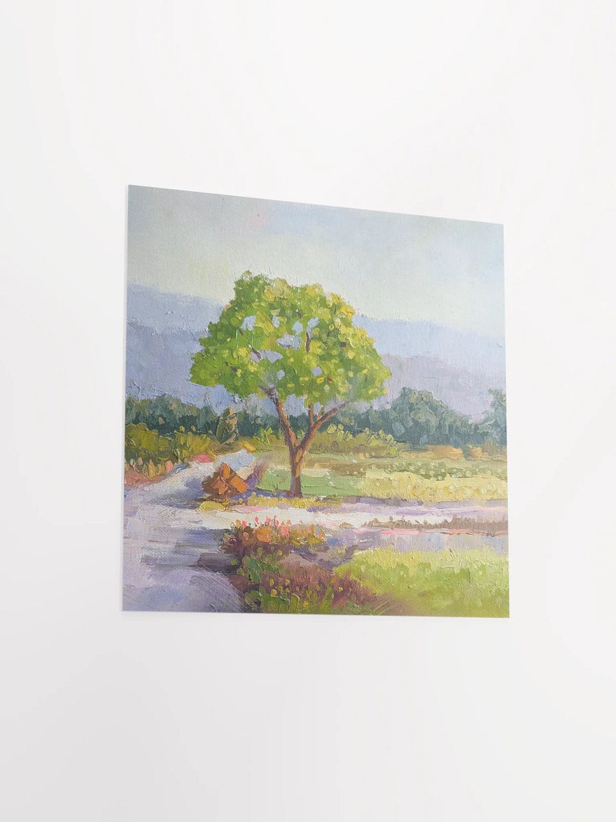 A tree by a country lane-Oil Painting Paper Poster product image (14)