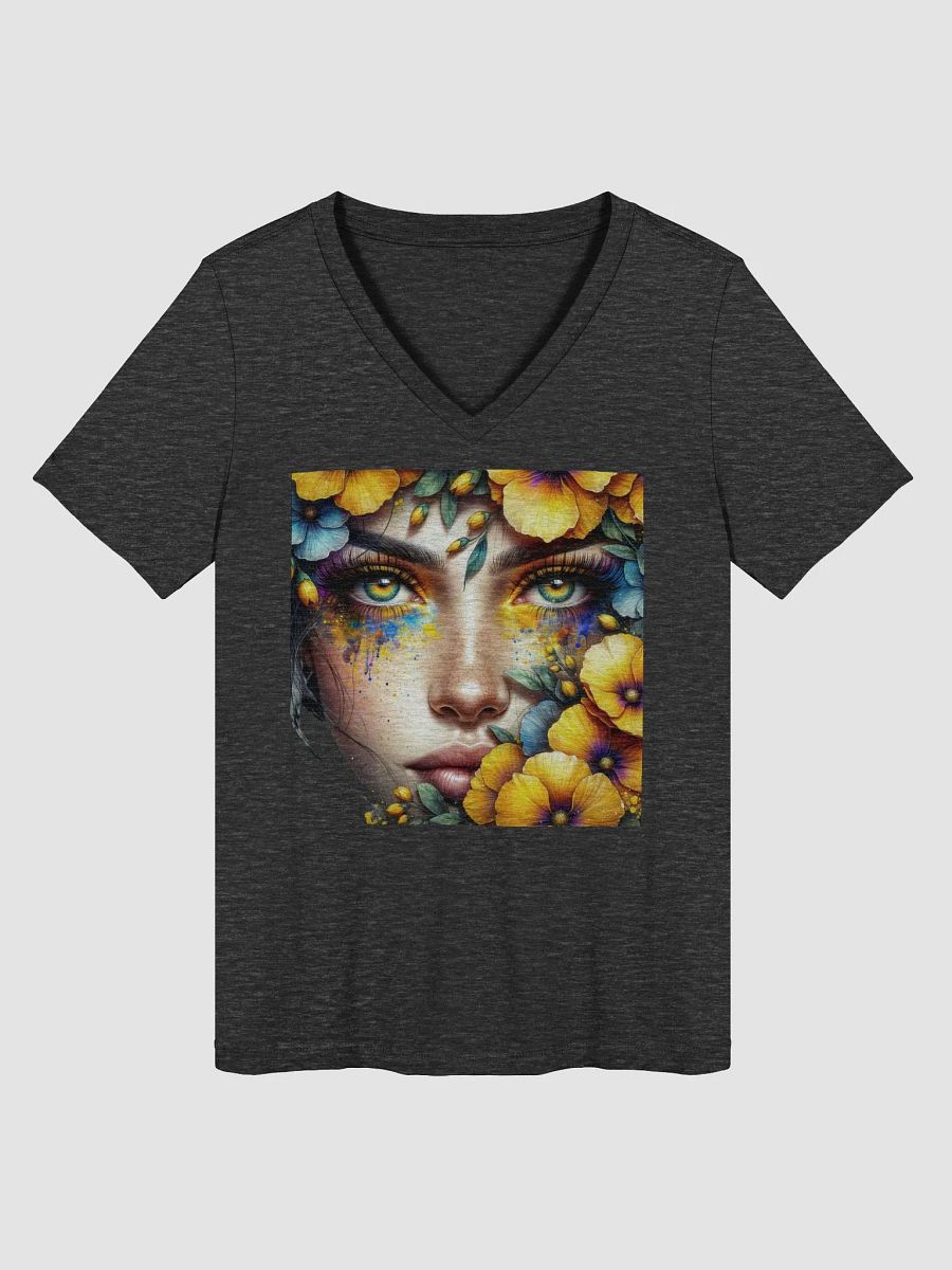 Floral Muse Women's V-Neck Tee product image (3)