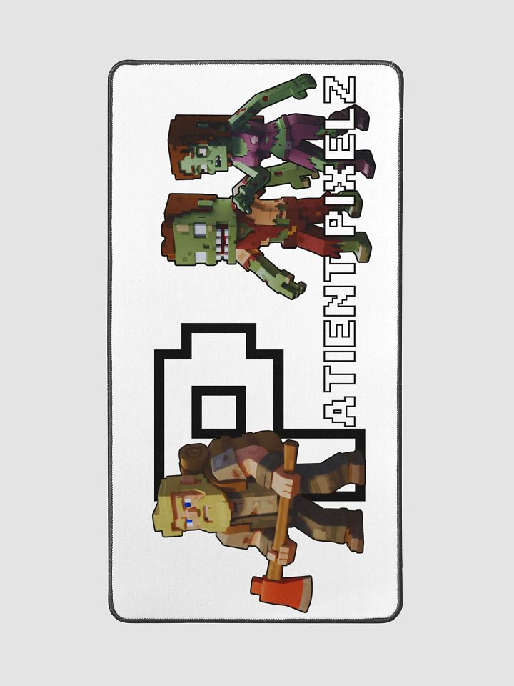 Patient PixelZ P Logo Desk Mat (White) product image (2)
