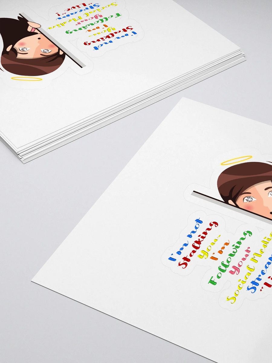 I Am Not Stalking You, I Am Following You Live Sticker product image (4)