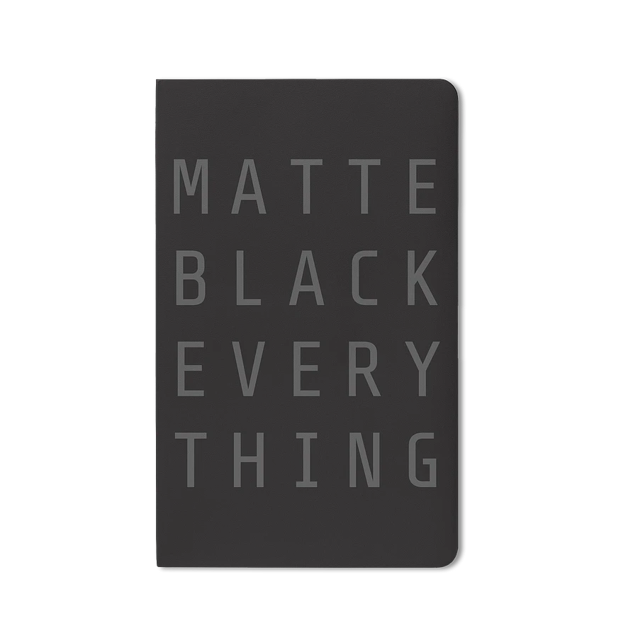Matte Black Everything Notebook product image (3)
