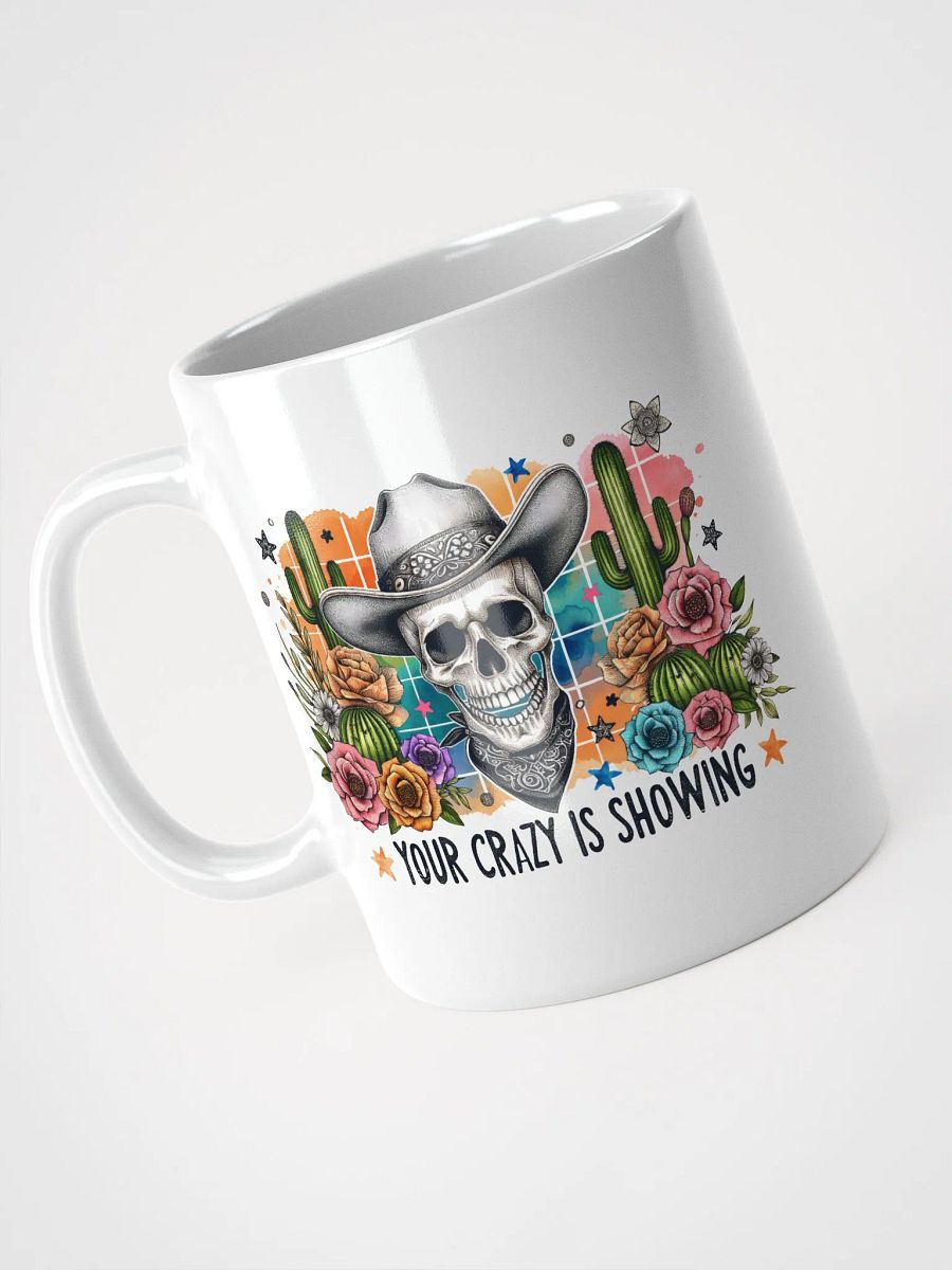 Desert Cowboy Skull Crazy Showing Mug product image (2)