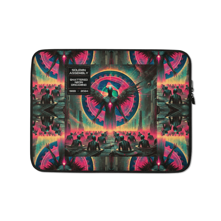 SOLEMN ASSEMBLY SHATTERED NEON DREAMING LAPTOP BAG product image (1)