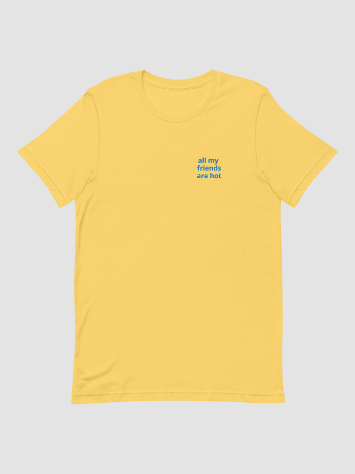 Hot Friends Relaxed Blue Embroidered T-Shirt product image (1)
