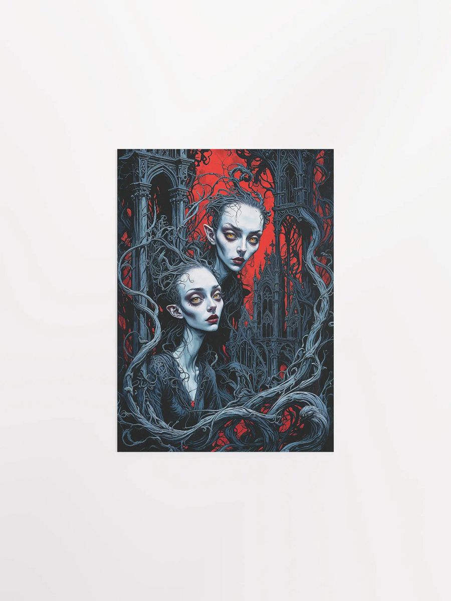 Blood Moon Sisters Matte Poster product image (4)