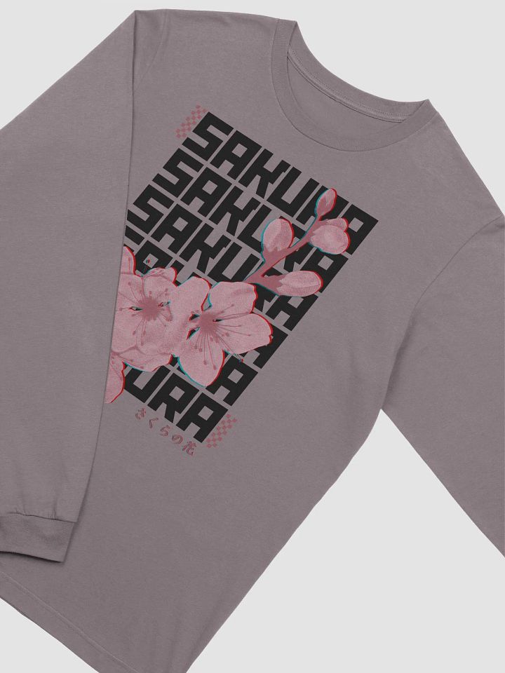 Sakura Anaglyph'd Longsleeved Tee product image (1)