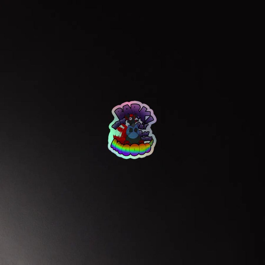 Barking Holographic Sticker product image (4)