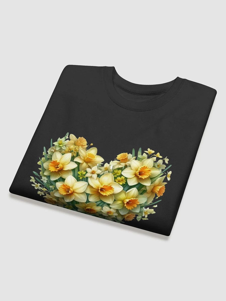 Daffodil Heart Bloom Sweatshirt product image (7)