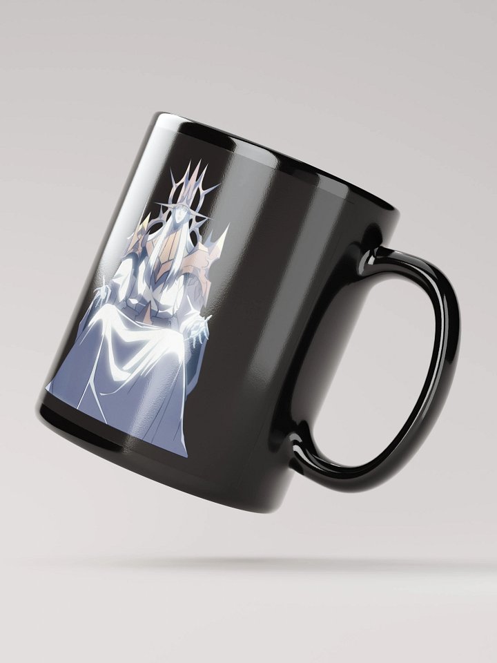 Solo Leveling: The Absolute Being Design Black Glossy Mug product image (4)