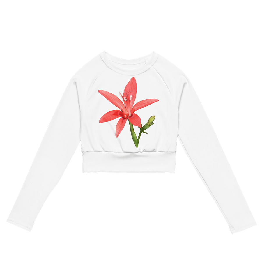 Scarlet River Lily Eco-friendly Crop Top product image (1)