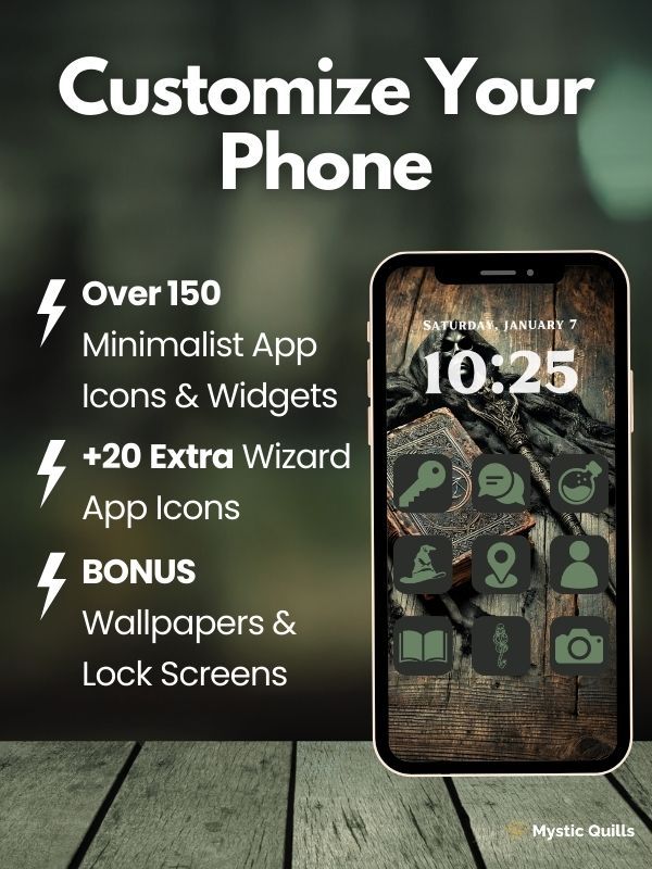 Dark Arts Minimalist App Icon Pack for Phones and Tablets product image (3)