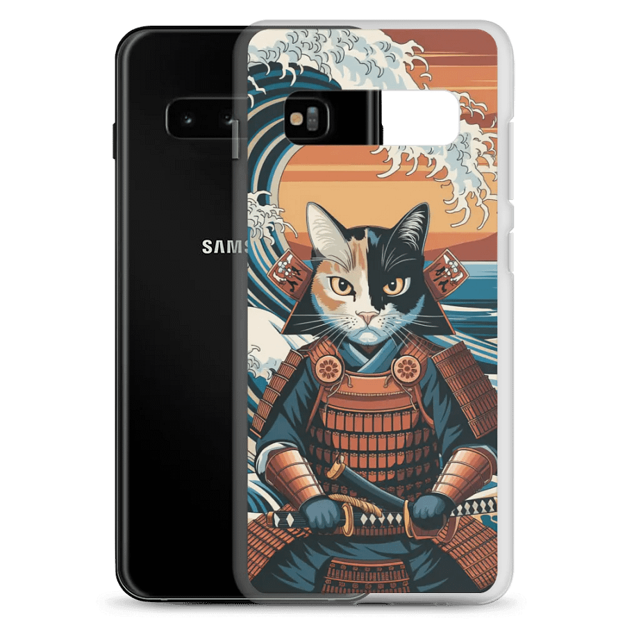Samurai Cat Clear Case for Samsung product image (8)