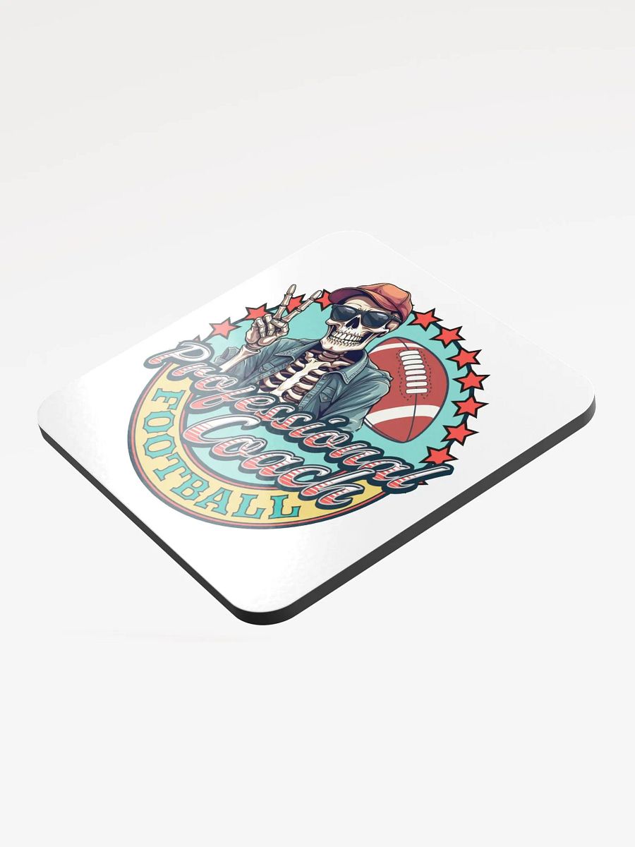 Professional Coach Skeleton Football Cork Coaster product image (4)