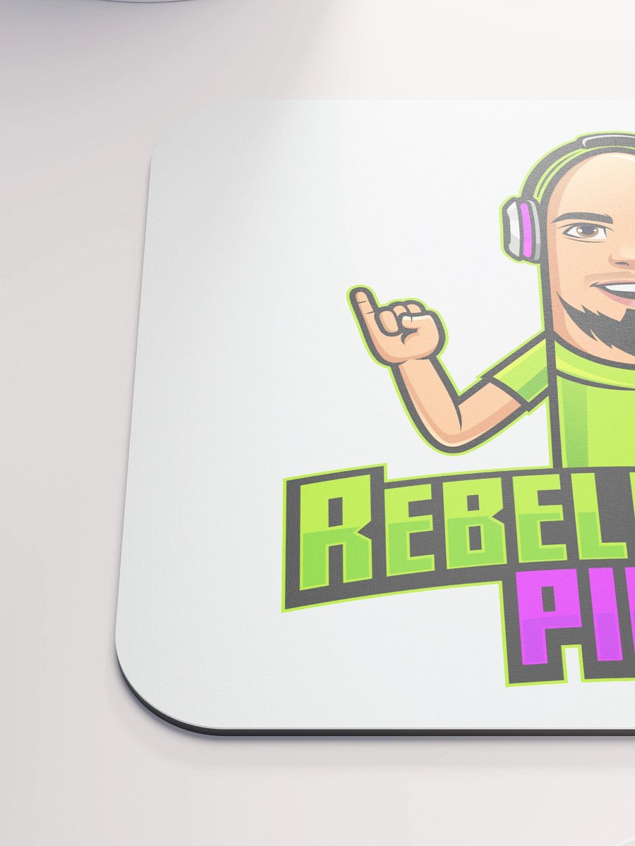 RebelDustyPinky Logo Mouse Pad product image (6)