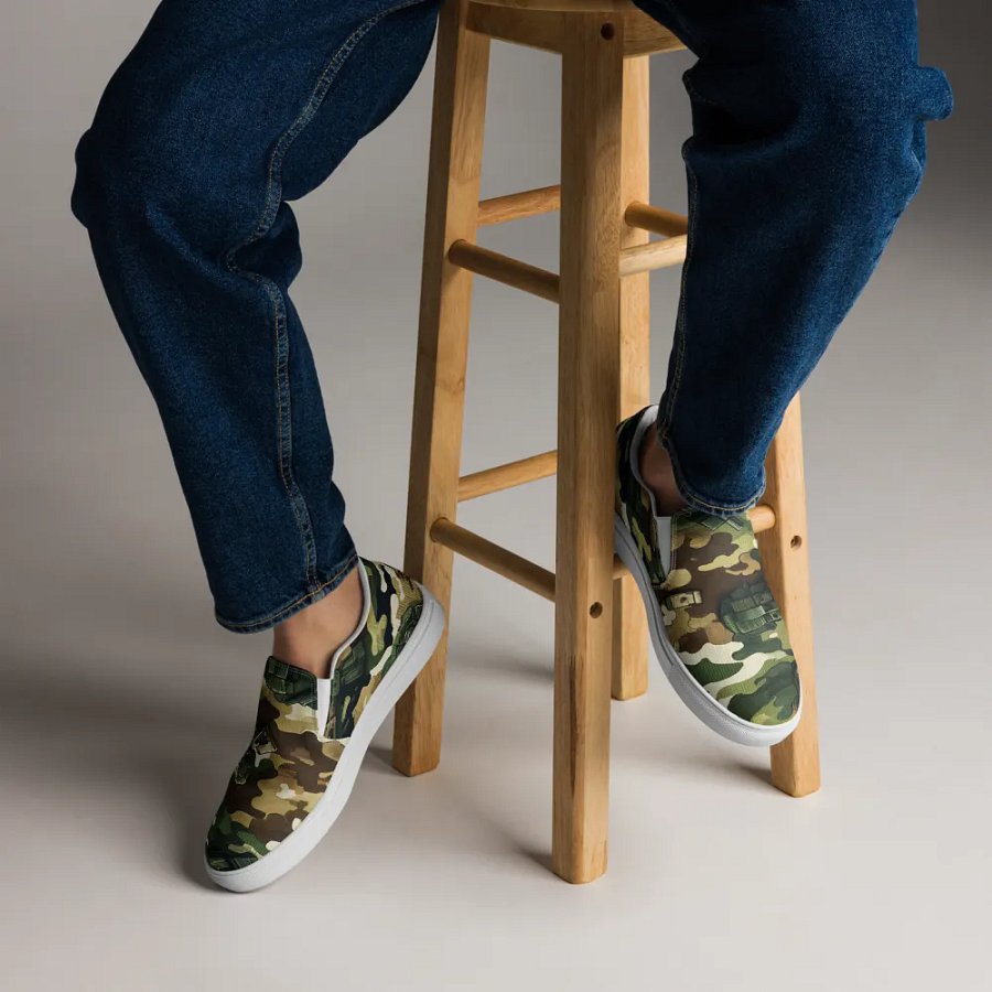 Gun Range Certified: Army Slip on Sneakers product image (7)
