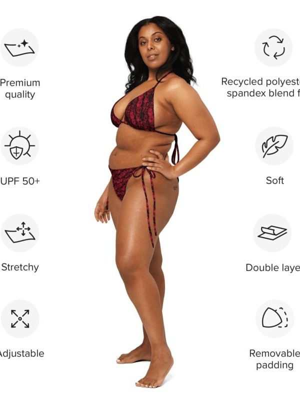 🌹 Rose Flavored Bikini – Elegant, Romantic & Timeless product image (1)