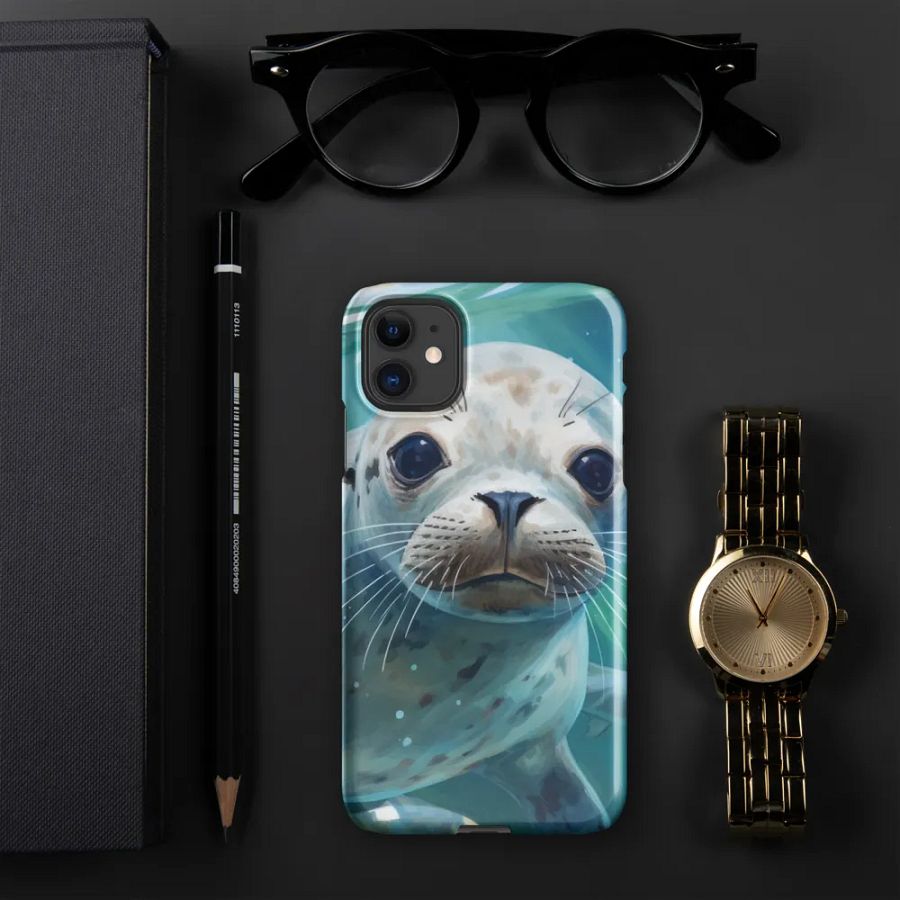 Whiskered Seal iPhone® Snap Case product image (4)
