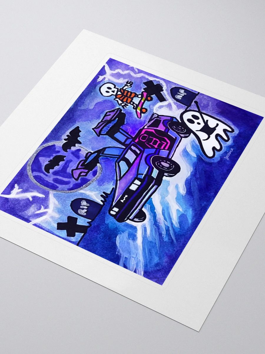 Spooky Speed Machine Sticker product image (3)