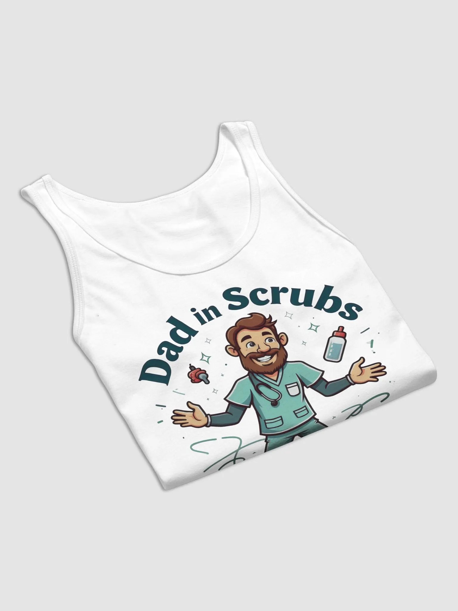 Dad in Scrubs Jersey Tank product image (23)
