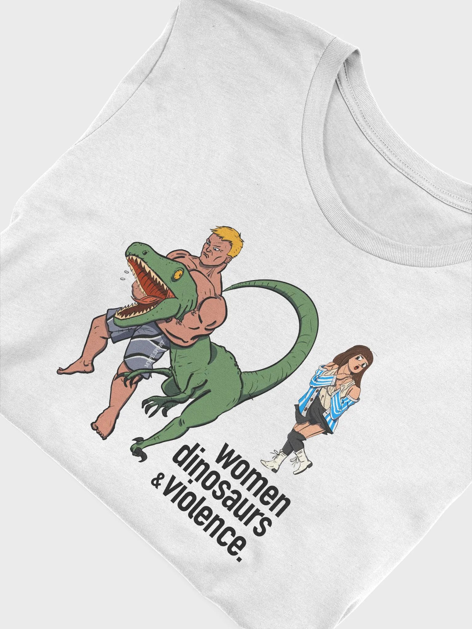 Women, Dinosaurs & Violence - Black Text product image (3)