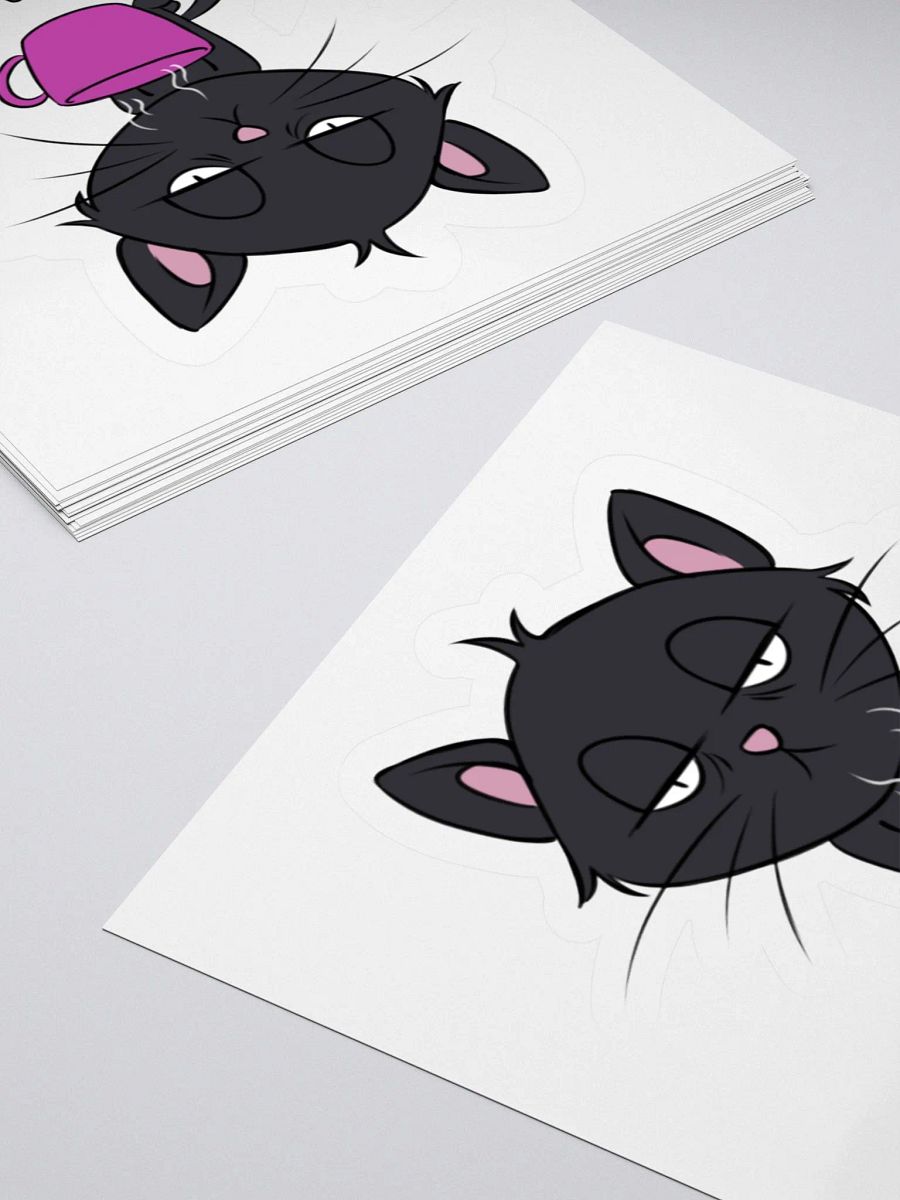 Coffee or Claws Warning Label (sticker) product image (4)