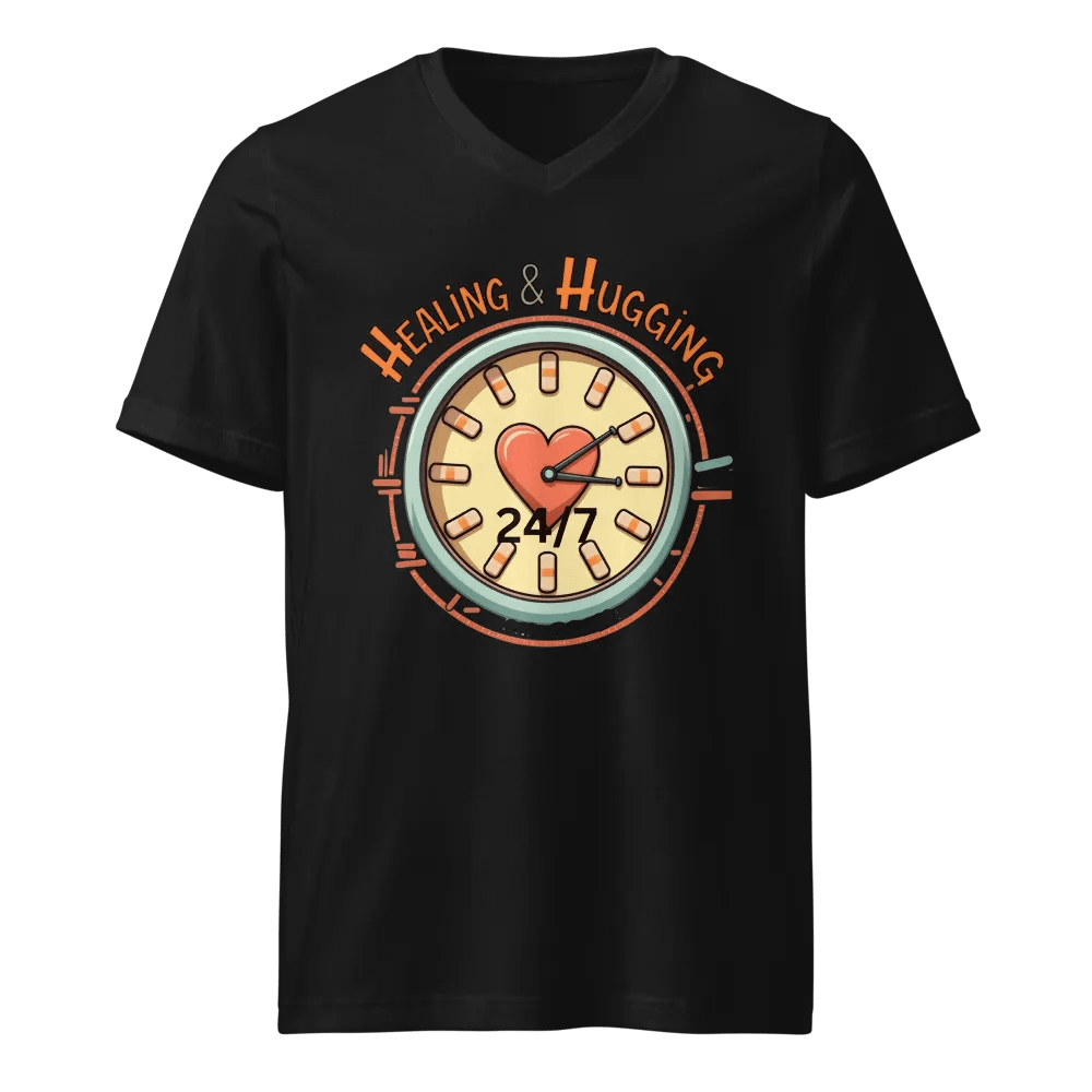 Healing Hearts 24/7 V-Neck Tee product image (1)