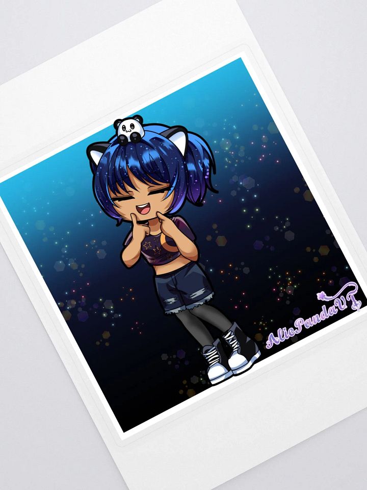 Starry Night Anime Kiss Cut Sticker Sheet product image (1)