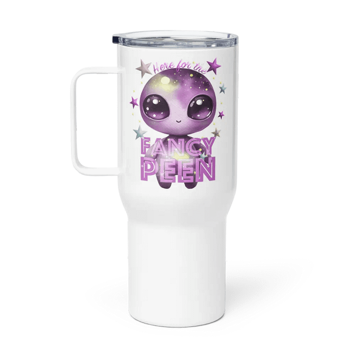 Fancy Alien Travel Mug (Soft Mauve Dude) product image (1)