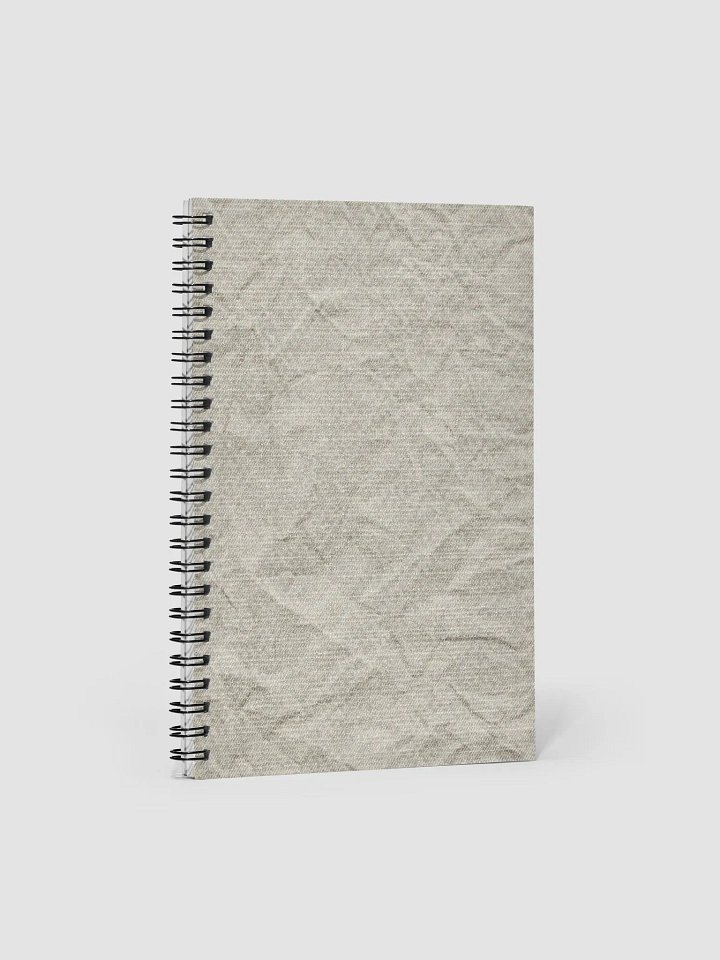 Faux Crinkled Spiral Notebook product image (1)